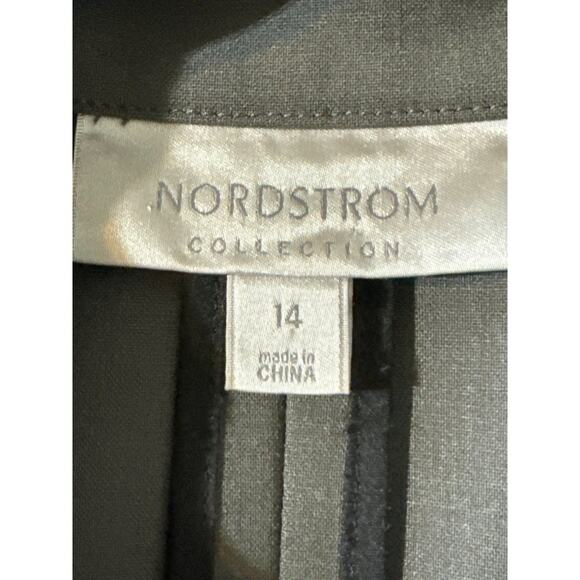 Nordstrom Collection Classic One‑Button Blazer · Wool Blend · Size 14 · Brown - Picture 6 of 9